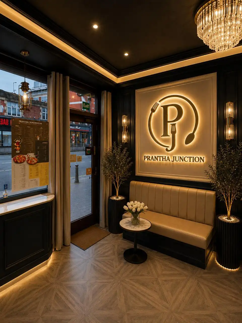 Prantha Junction entrance lounge